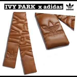 adidas Originals Tan Scarf with Embossed Logo